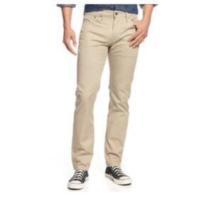LEVI'S 511 Mens Commuter Reinforced Crotch Cycling Jeans Size 28x30 Beige AN GDD
